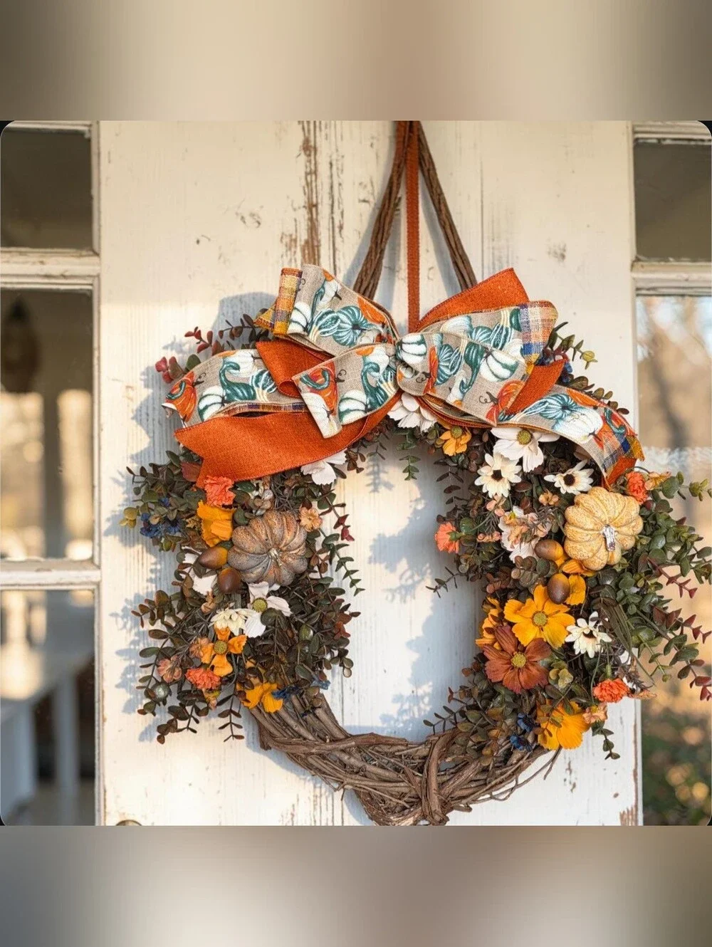 Harvest Heirloom Fall Floral wreath